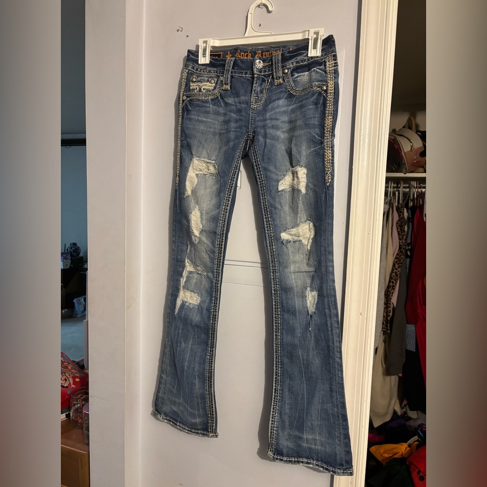 Rock Revival Distressed Women's Jeans
